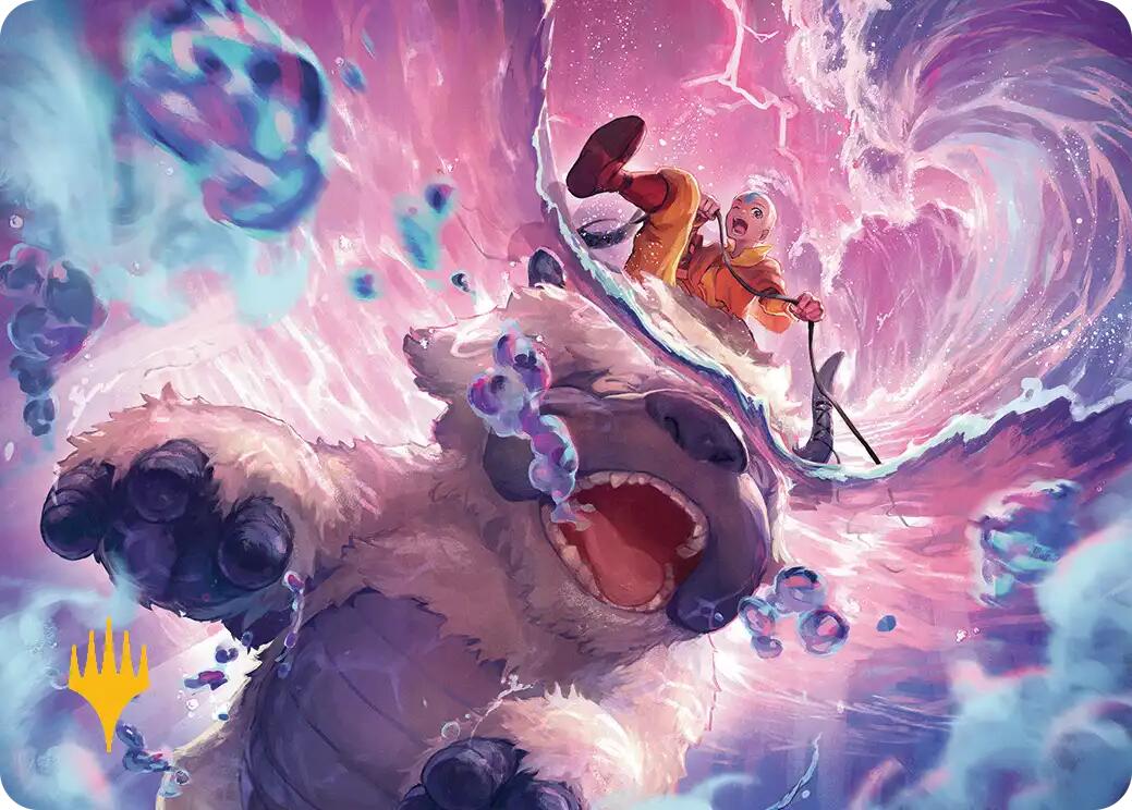 Storm of Memories Art Card (Gold-Stamped Planeswalker Symbol) [Avatar: The Last Airbender Art Series] | Clutch Gaming