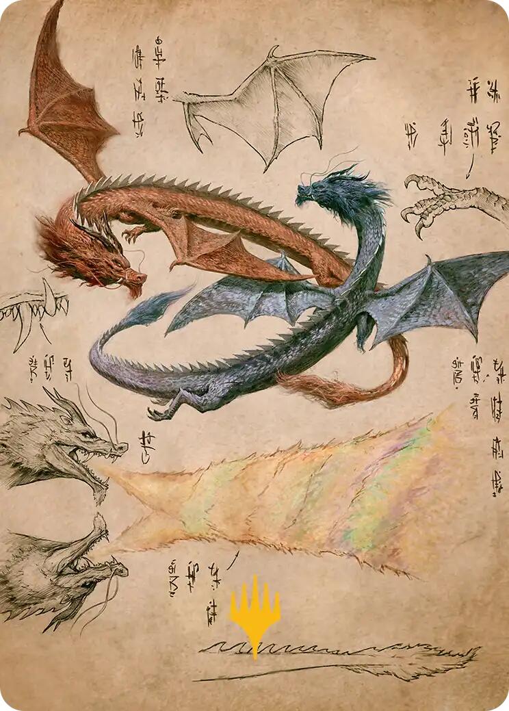 Ran and Shaw Art Card (Gold-Stamped Planeswalker Symbol) [Avatar: The Last Airbender Art Series] | Clutch Gaming