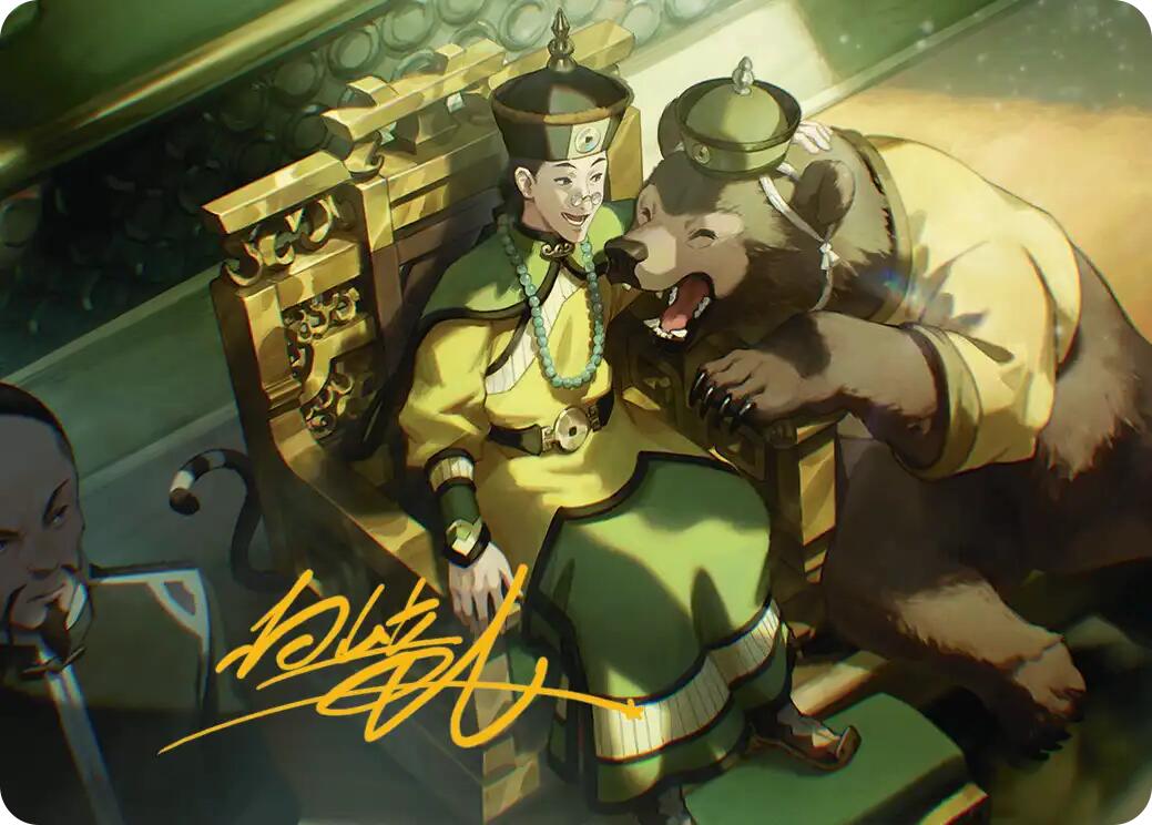 The Earth King Art Card (Gold-Stamped Signature) [Avatar: The Last Airbender Art Series] | Clutch Gaming