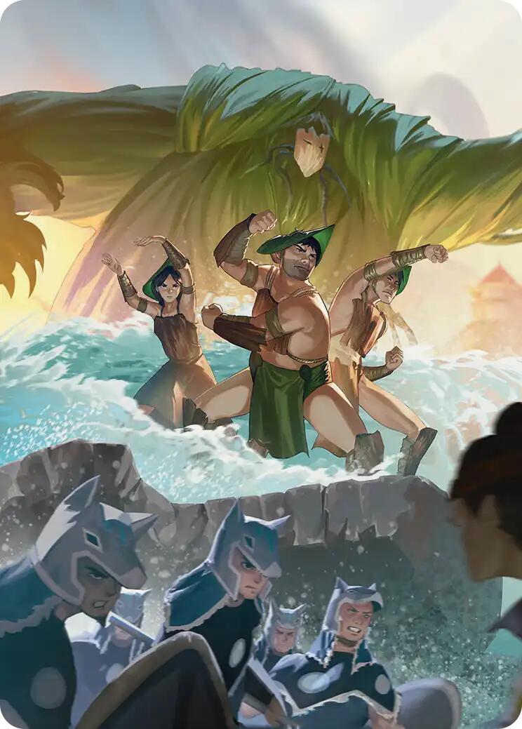 Swampbenders Art Card [Avatar: The Last Airbender Art Series] | Clutch Gaming