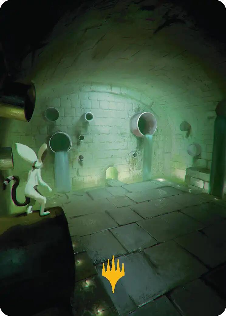 Swamp Art Card (Gold-Stamped Planeswalker Symbol) [Avatar: The Last Airbender Art Series] | Clutch Gaming