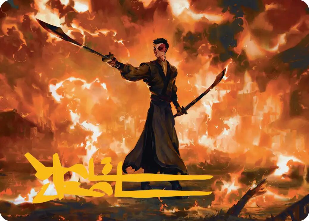 Zuko, Conflicted Art Card (Gold-Stamped Signature) [Avatar: The Last Airbender Art Series] | Clutch Gaming