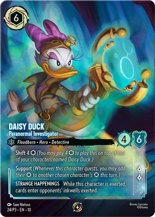 Daisy Duck - Paranormal Investigator (Store Championship) (24) [Promo Cards] | Clutch Gaming