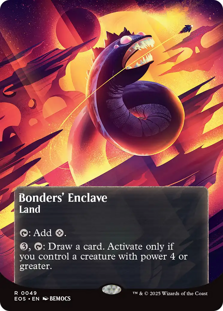 Bonders' Enclave (0049) (Borderless) [Edge of Eternities: Stellar Sights] | Clutch Gaming
