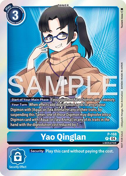 Yao Qinglan [P-168] (Event Pack 8) [Promotional Cards] | Clutch Gaming