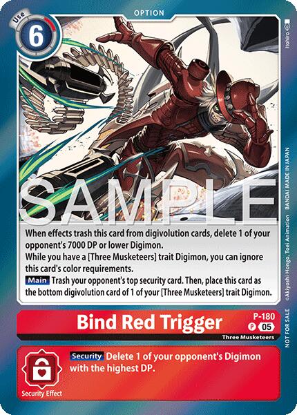 Bind Red Trigger [P-180] (Event Pack 8) [Promotional Cards] | Clutch Gaming