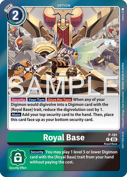 Royal Base [P-181] (Event Pack 8) [Promotional Cards] | Clutch Gaming