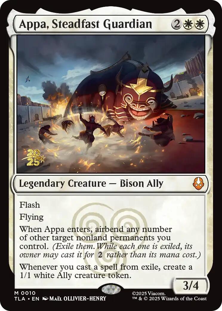 Appa, Steadfast Guardian [Avatar: The Last Airbender Prerelease Cards] | Clutch Gaming