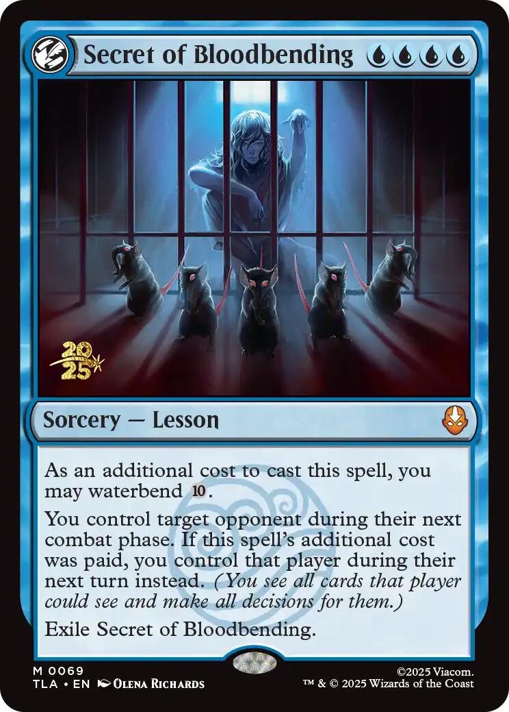 Secret of Bloodbending [Avatar: The Last Airbender Prerelease Cards] | Clutch Gaming