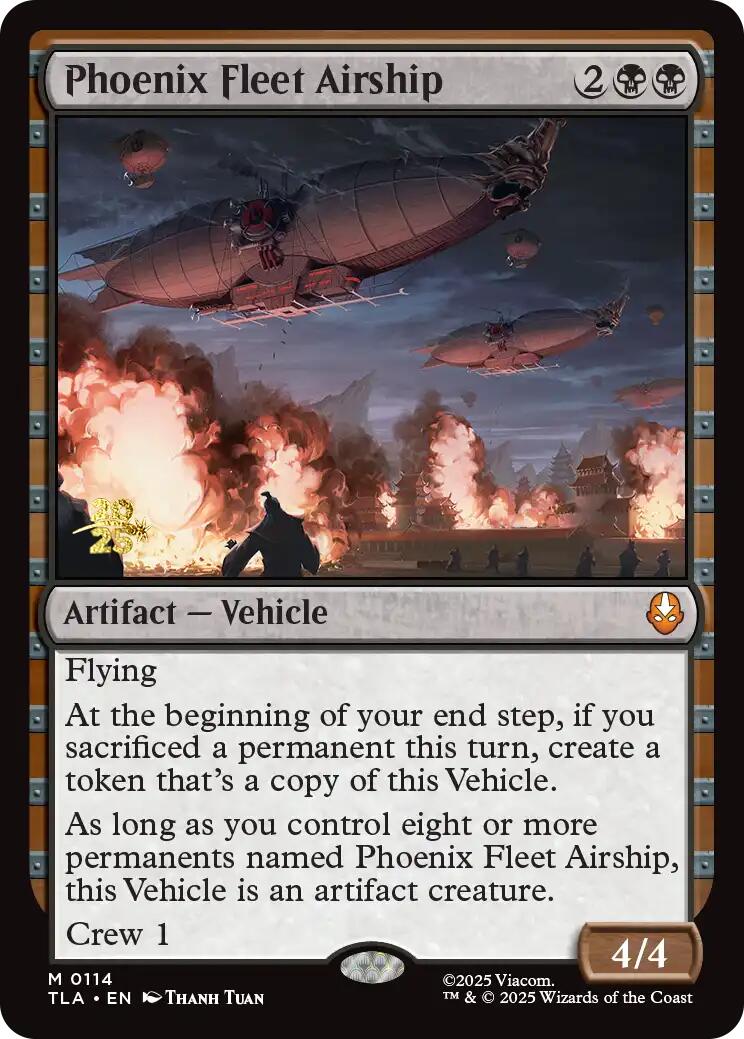 Phoenix Fleet Airship [Avatar: The Last Airbender Prerelease Cards] | Clutch Gaming