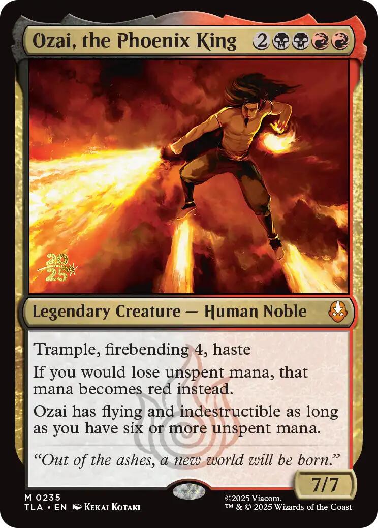 Ozai, the Phoenix King [Avatar: The Last Airbender Prerelease Cards] | Clutch Gaming