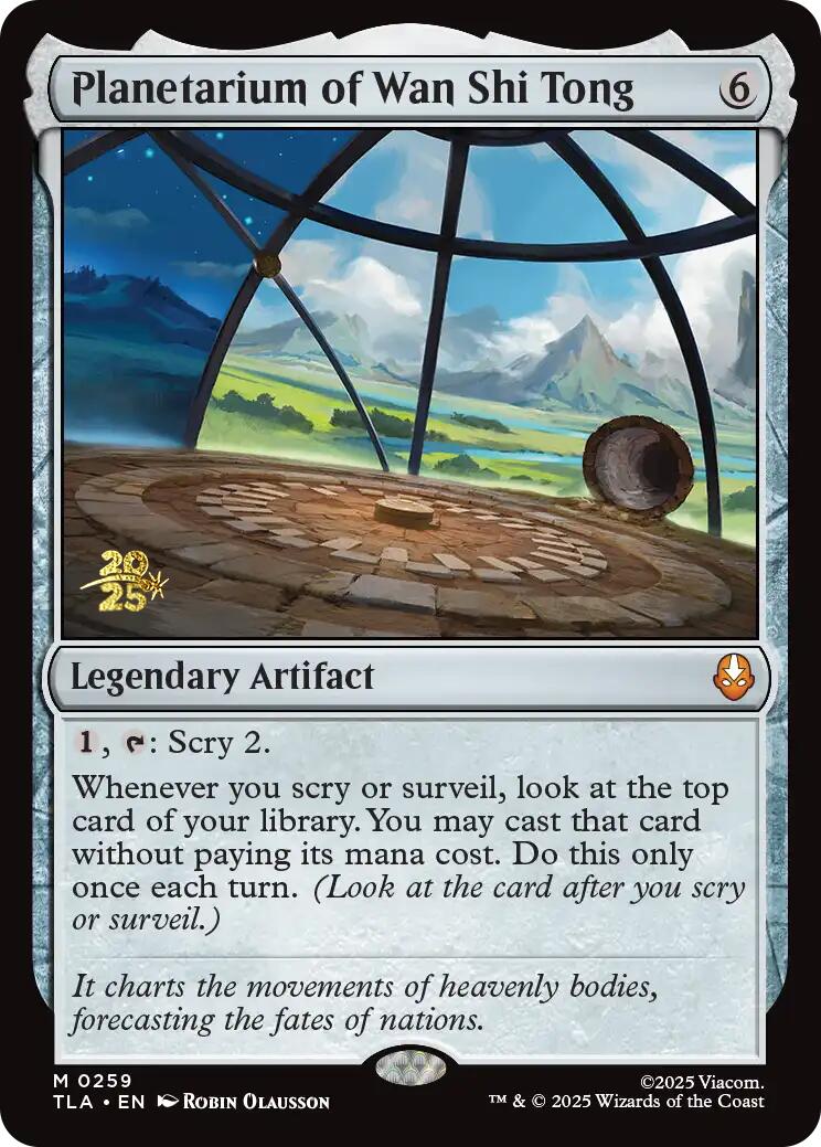 Planetarium of Wan Shi Tong [Avatar: The Last Airbender Prerelease Cards] | Clutch Gaming