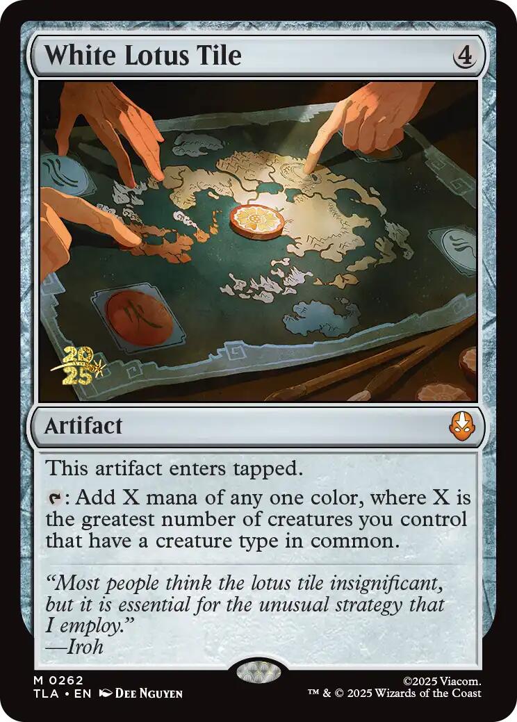 White Lotus Tile [Avatar: The Last Airbender Prerelease Cards] | Clutch Gaming