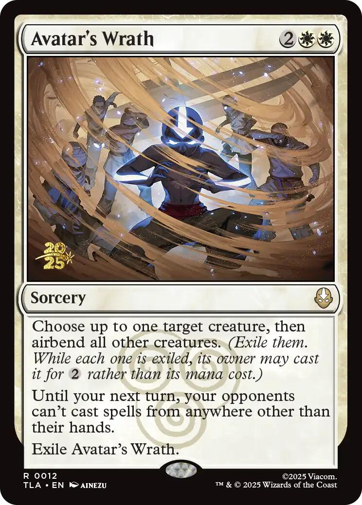 Avatar's Wrath [Avatar: The Last Airbender Prerelease Cards] | Clutch Gaming