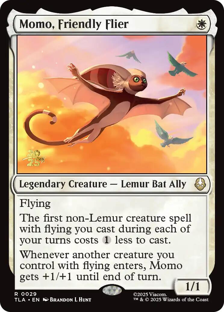 Momo, Friendly Flier [Avatar: The Last Airbender Prerelease Cards] | Clutch Gaming