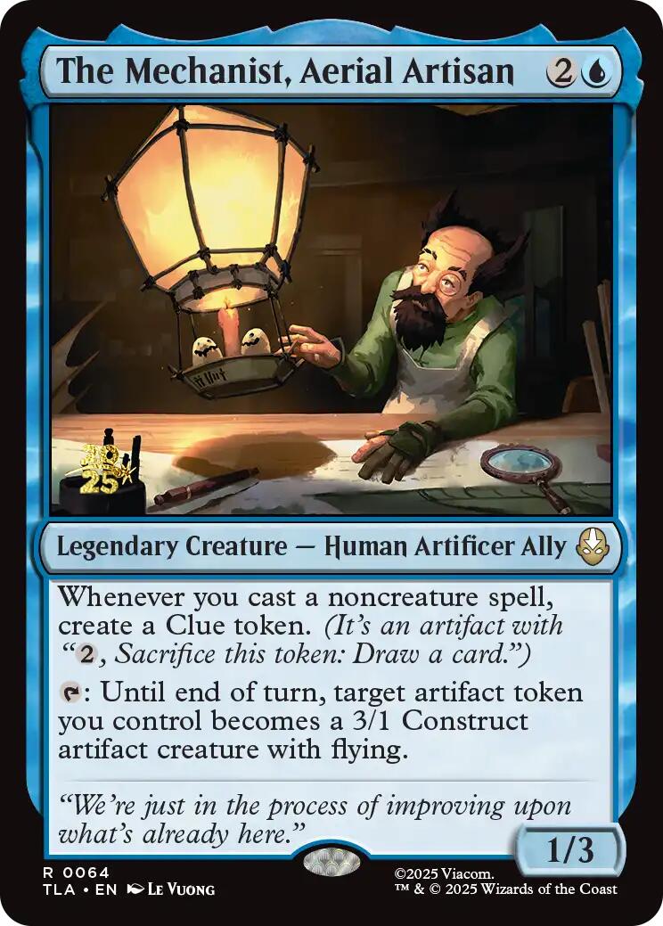 The Mechanist, Aerial Artisan [Avatar: The Last Airbender Prerelease Cards] | Clutch Gaming