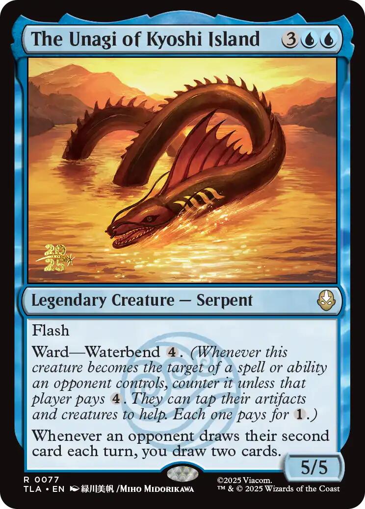 The Unagi of Kyoshi Island [Avatar: The Last Airbender Prerelease Cards] | Clutch Gaming