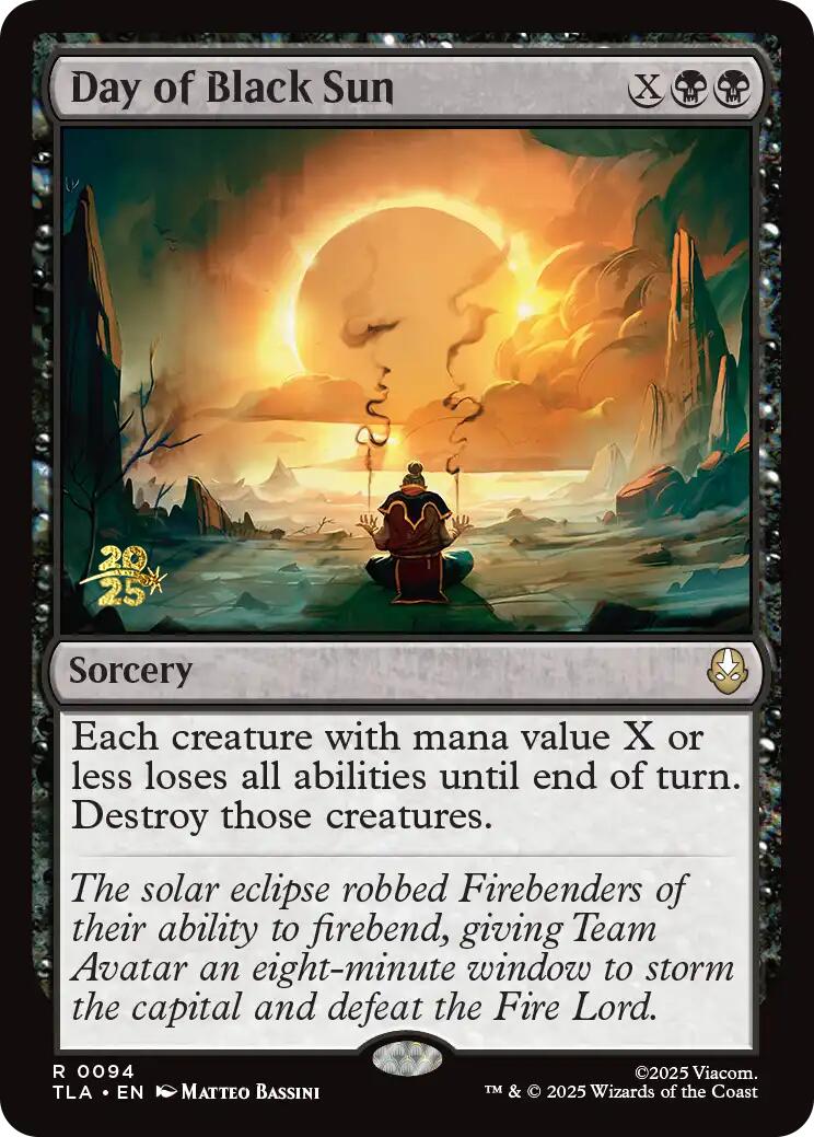 Day of Black Sun [Avatar: The Last Airbender Prerelease Cards] | Clutch Gaming