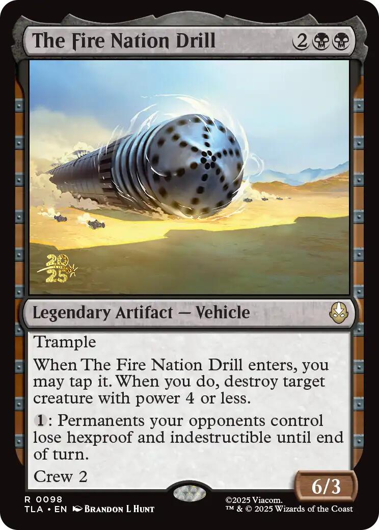 The Fire Nation Drill [Avatar: The Last Airbender Prerelease Cards] | Clutch Gaming