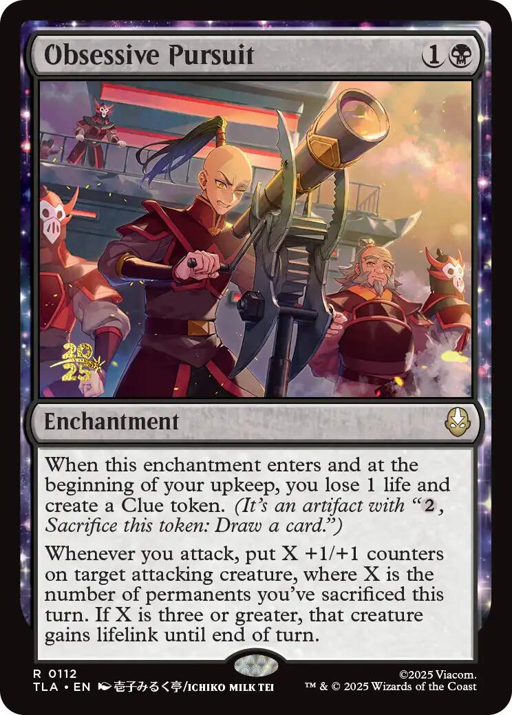 Obsessive Pursuit [Avatar: The Last Airbender Prerelease Cards] | Clutch Gaming
