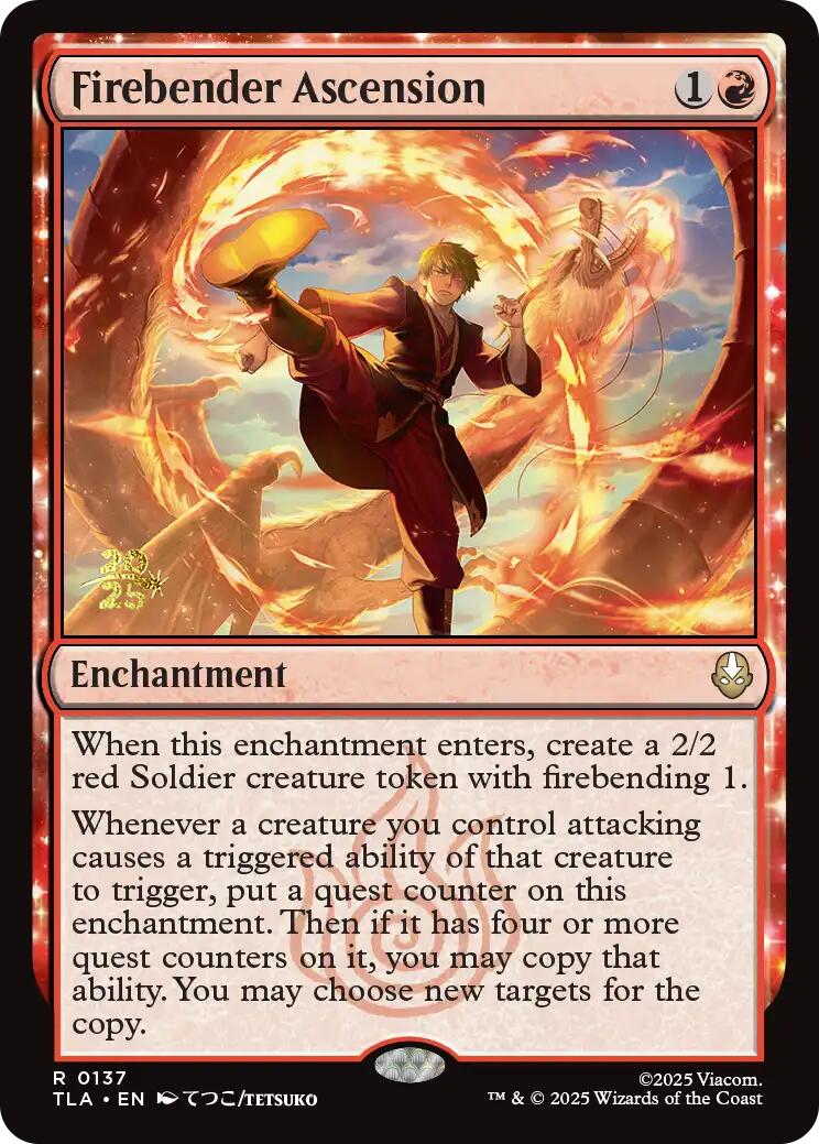 Firebender Ascension [Avatar: The Last Airbender Prerelease Cards] | Clutch Gaming