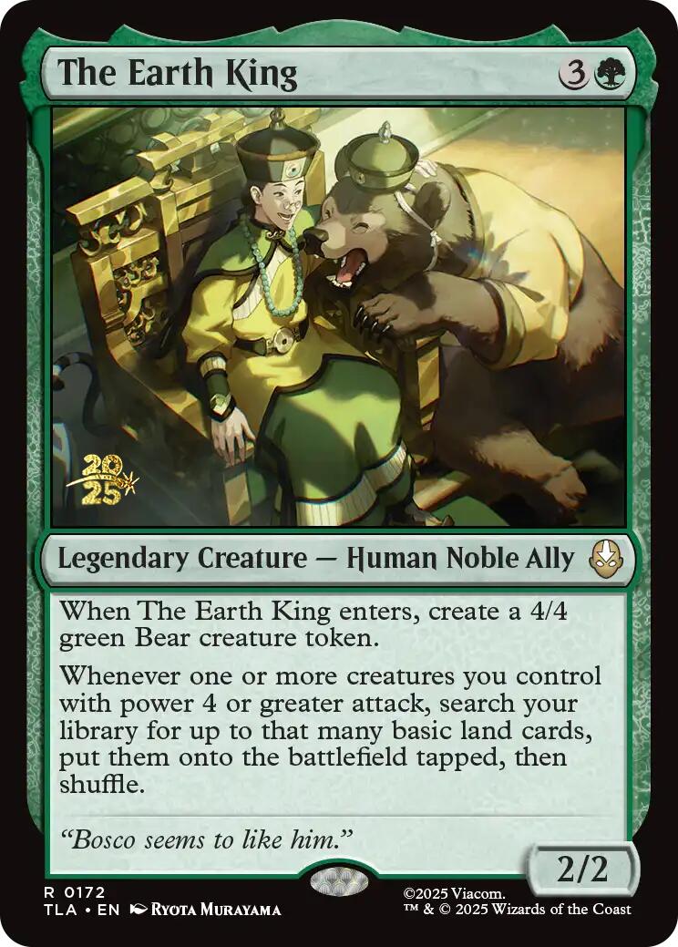 The Earth King [Avatar: The Last Airbender Prerelease Cards] | Clutch Gaming