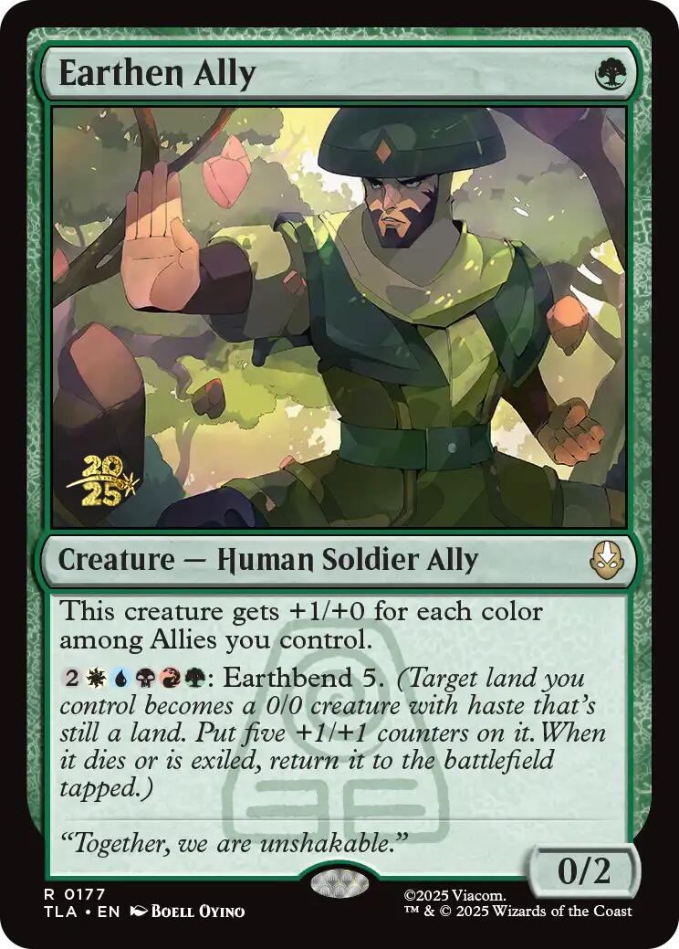 Earthen Ally [Avatar: The Last Airbender Prerelease Cards] | Clutch Gaming