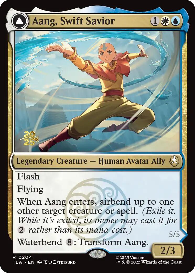 Aang, Swift Savior [Avatar: The Last Airbender Prerelease Cards] | Clutch Gaming
