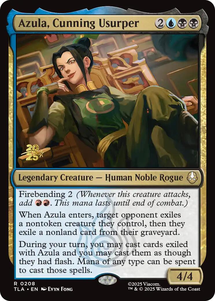 Azula, Cunning Usurper [Avatar: The Last Airbender Prerelease Cards] | Clutch Gaming