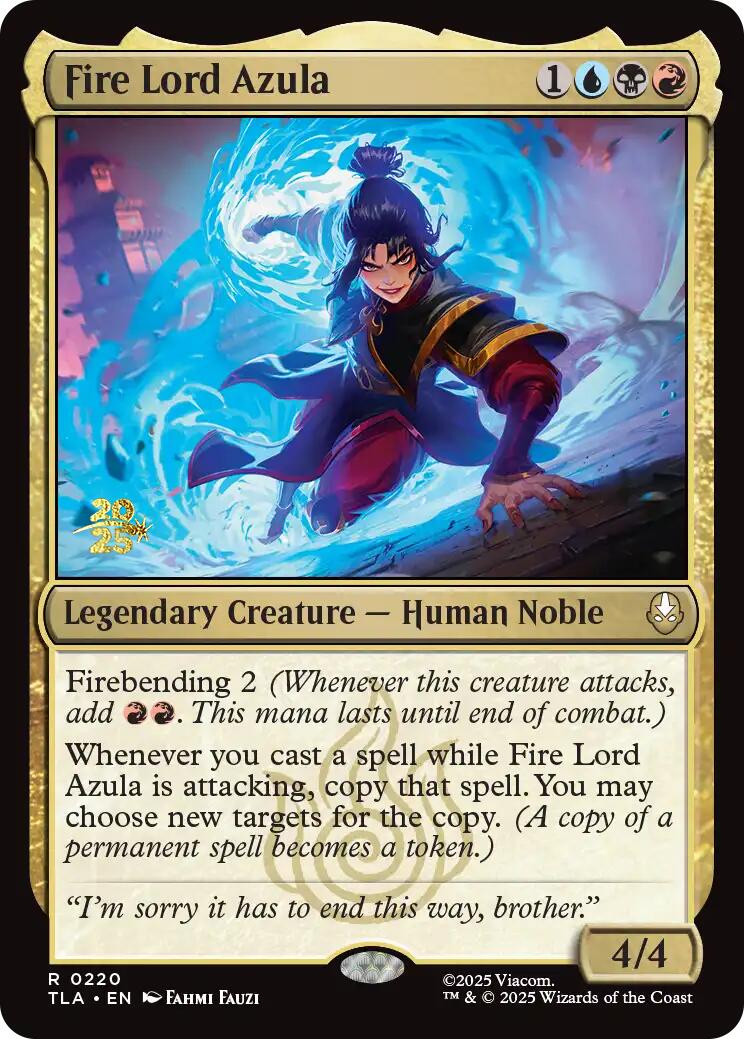 Fire Lord Azula [Avatar: The Last Airbender Prerelease Cards] | Clutch Gaming