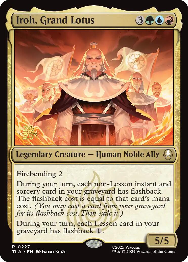 Iroh, Grand Lotus [Avatar: The Last Airbender Prerelease Cards] | Clutch Gaming
