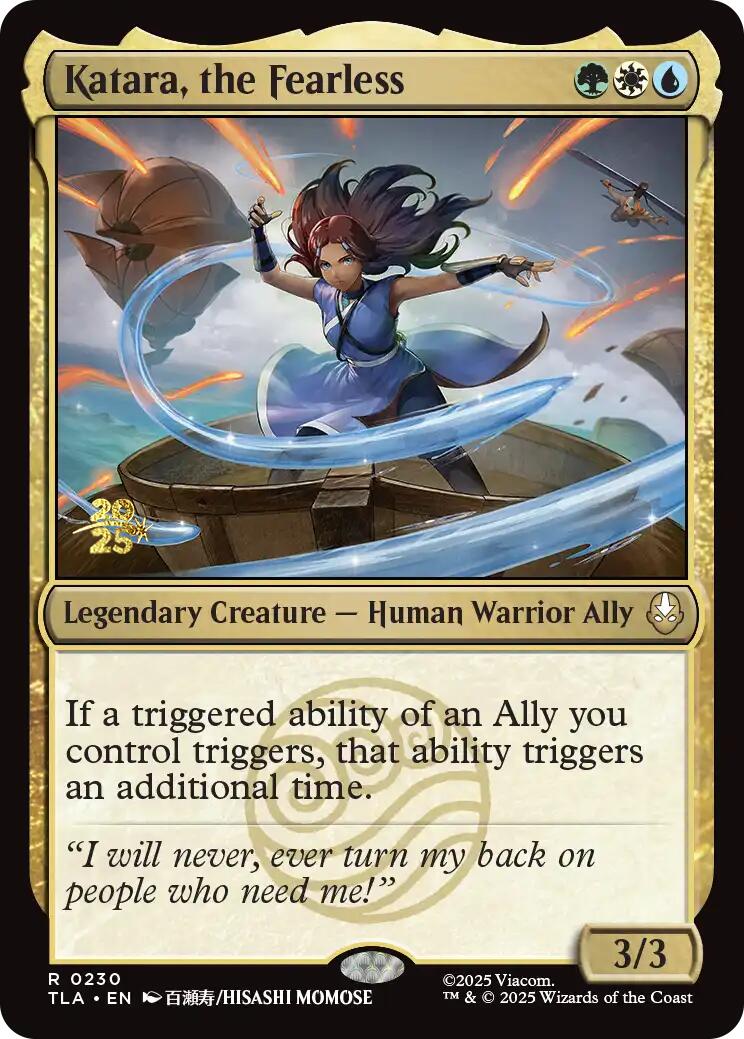 Katara, the Fearless [Avatar: The Last Airbender Prerelease Cards] | Clutch Gaming