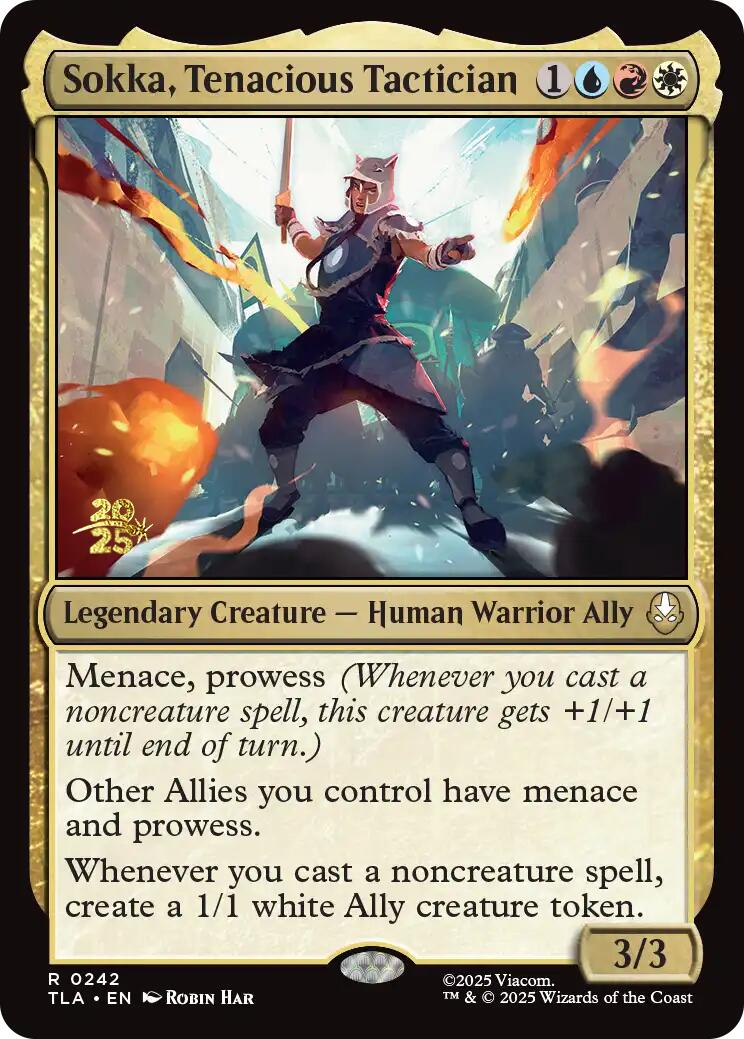 Sokka, Tenacious Tactician [Avatar: The Last Airbender Prerelease Cards] | Clutch Gaming