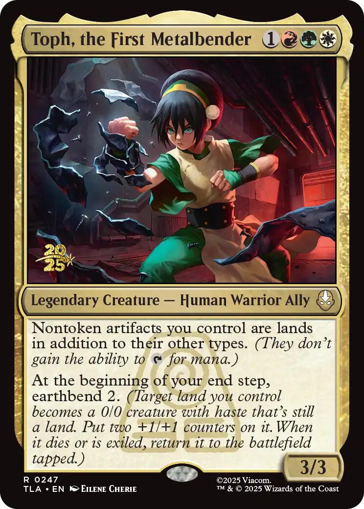 Toph, the First Metalbender [Avatar: The Last Airbender Prerelease Cards] | Clutch Gaming