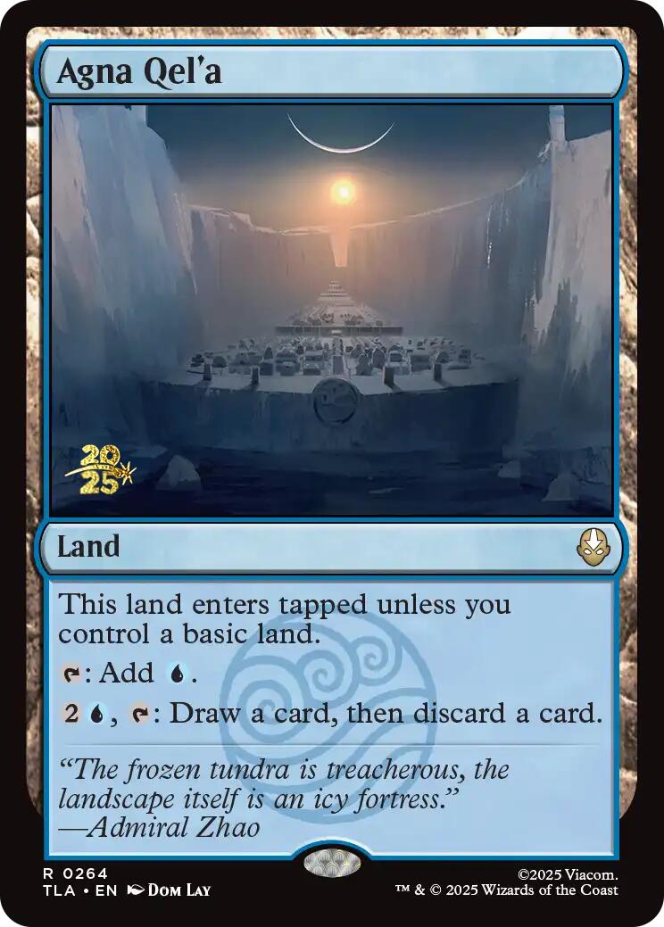 Agna Qel'a [Avatar: The Last Airbender Prerelease Cards] | Clutch Gaming