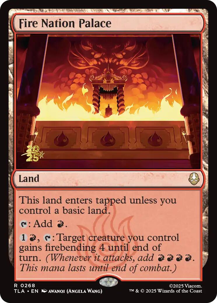 Fire Nation Palace [Avatar: The Last Airbender Prerelease Cards] | Clutch Gaming