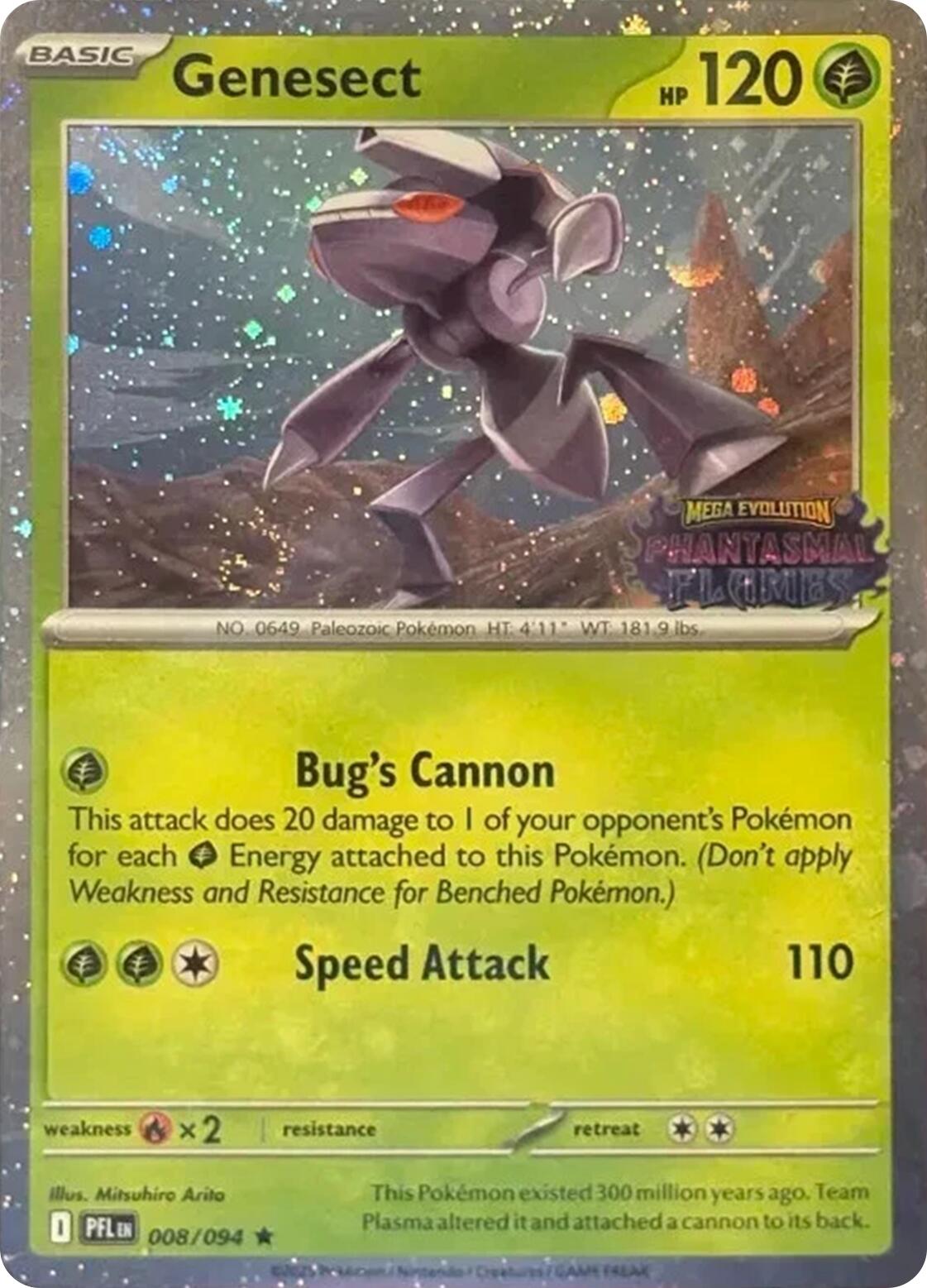 Genesect (008/094) (Cosmos Holo) (Best Buy Exclusive) [Miscellaneous Cards] | Clutch Gaming