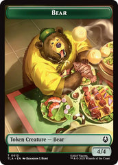 Bear // Food (0020) Double-Sided Token [Avatar: The Last Airbender Tokens] | Clutch Gaming