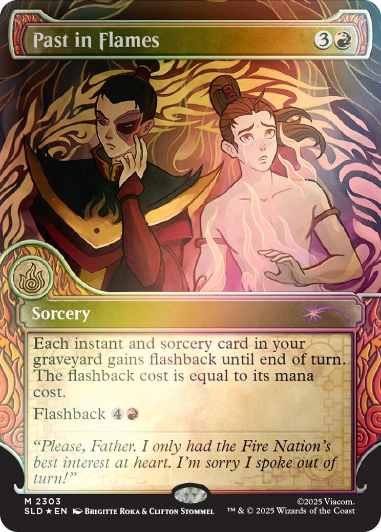 Past in Flames (Rainbow Foil) [Secret Lair Drop Series] | Clutch Gaming