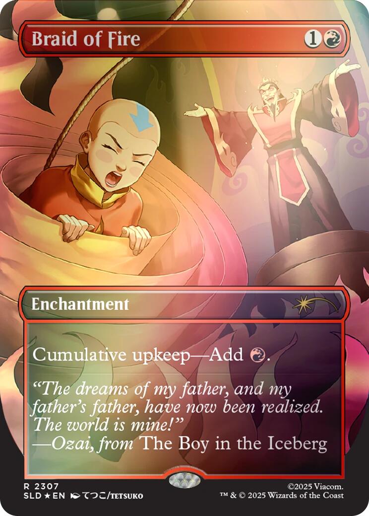 Braid of Fire (2307) (Rainbow Foil) [Secret Lair Drop Series] | Clutch Gaming