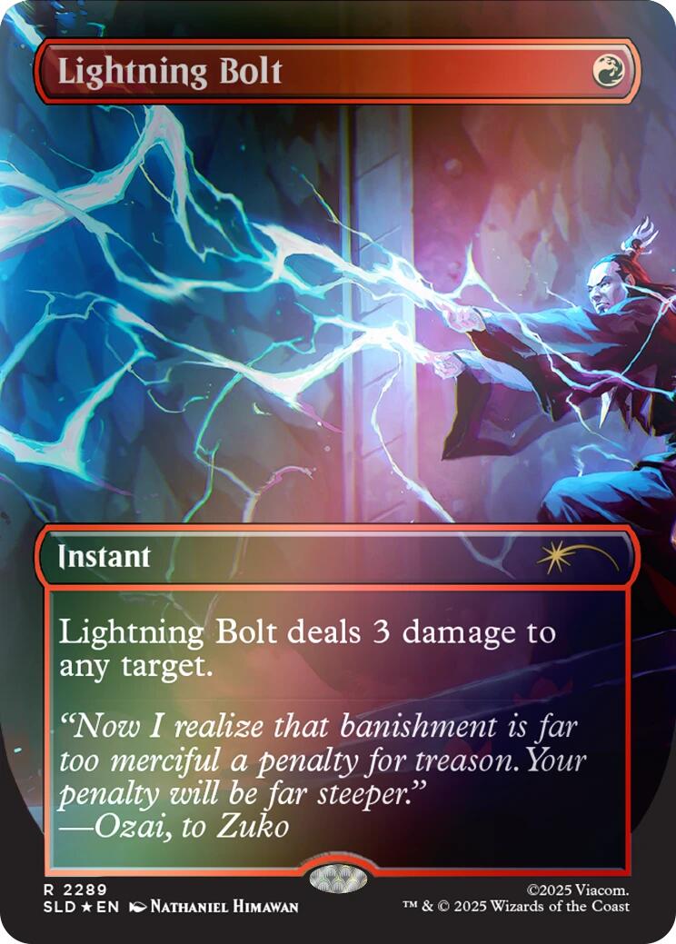 Lightning Bolt (2289) (Rainbow Foil) [Secret Lair Drop Series] | Clutch Gaming