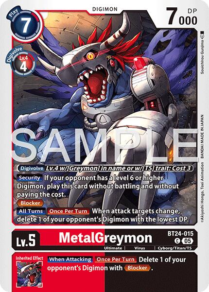 MetalGreymon [BT24-015] [Time Stranger] | Clutch Gaming