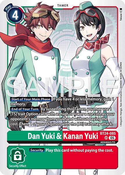 Dan Yuki & Kanan Yuki [BT24-085] [Time Stranger] | Clutch Gaming
