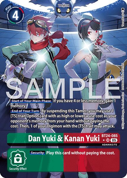 Dan Yuki & Kanan Yuki [BT24-085] (Alternate Art) [Time Stranger] | Clutch Gaming