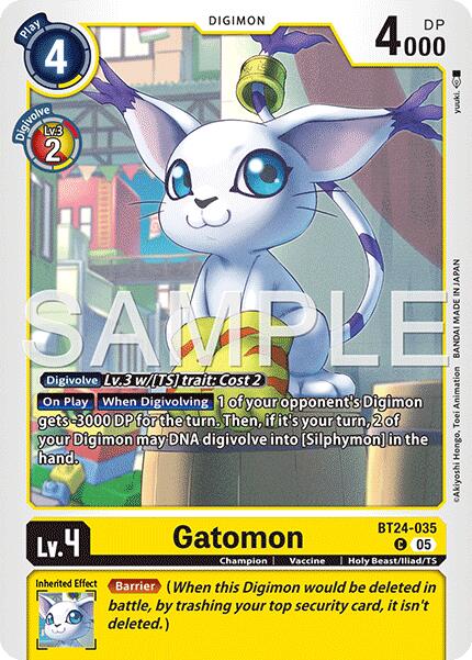 Gatomon [BT24-035] [Time Stranger] | Clutch Gaming