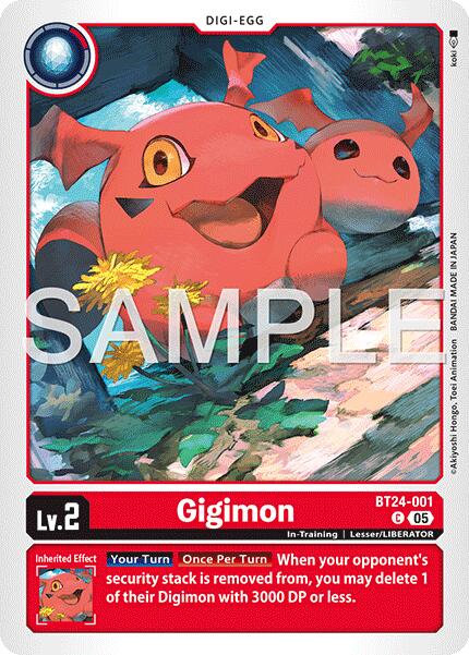 Gigimon [BT24-001] [Time Stranger] | Clutch Gaming