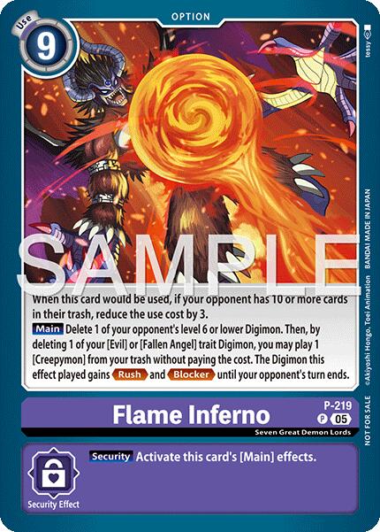 Flame Inferno [P-219] (Official Store Tournament 2026 Vol. 1) [Promotional Cards] | Clutch Gaming