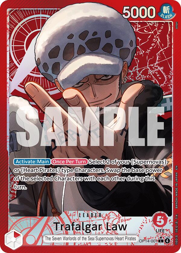 Trafalgar Law (Alternate Art) [The Azure Sea's Seven] | Clutch Gaming