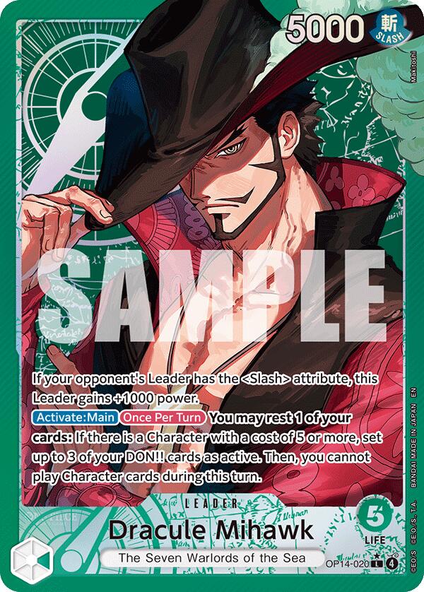 Dracule Mihawk (Alternate Art) [The Azure Sea's Seven] | Clutch Gaming