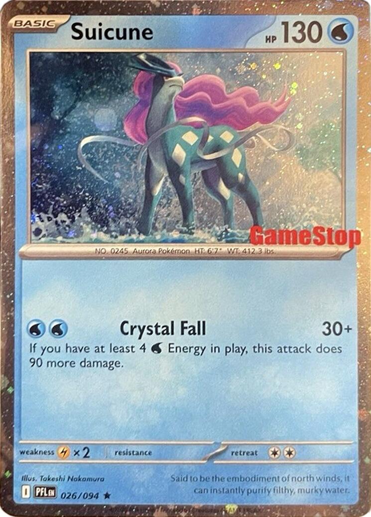 Suicune (024/131) (Cosmos Holo) (GameStop Exclusive) [Miscellaneous Cards] | Clutch Gaming